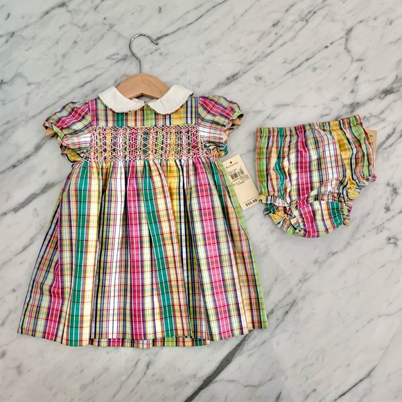Ralph Lauren Dresses Nwt Ralph Lauren Baby Girl 9 Months Plaid